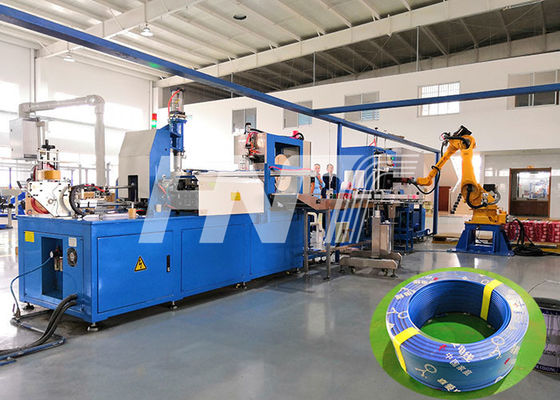 Cable Wire Coil Binder Dengan Shrink Film Untuk Membangun Kabel Kawat Kabel Bulat Atau Datar Diameter 3mm Sampai 20mm